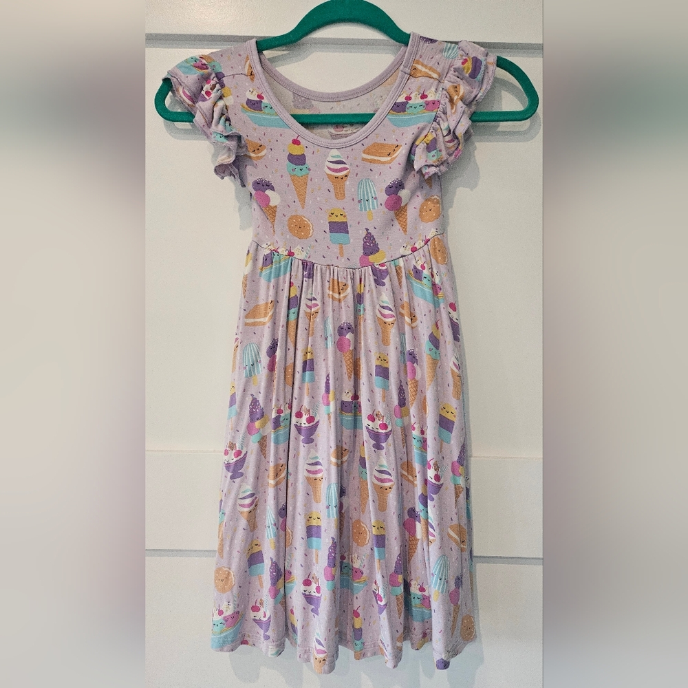Little Sleepies Twirl Ice Cream Play Dress. Kids Size 6 NEW
